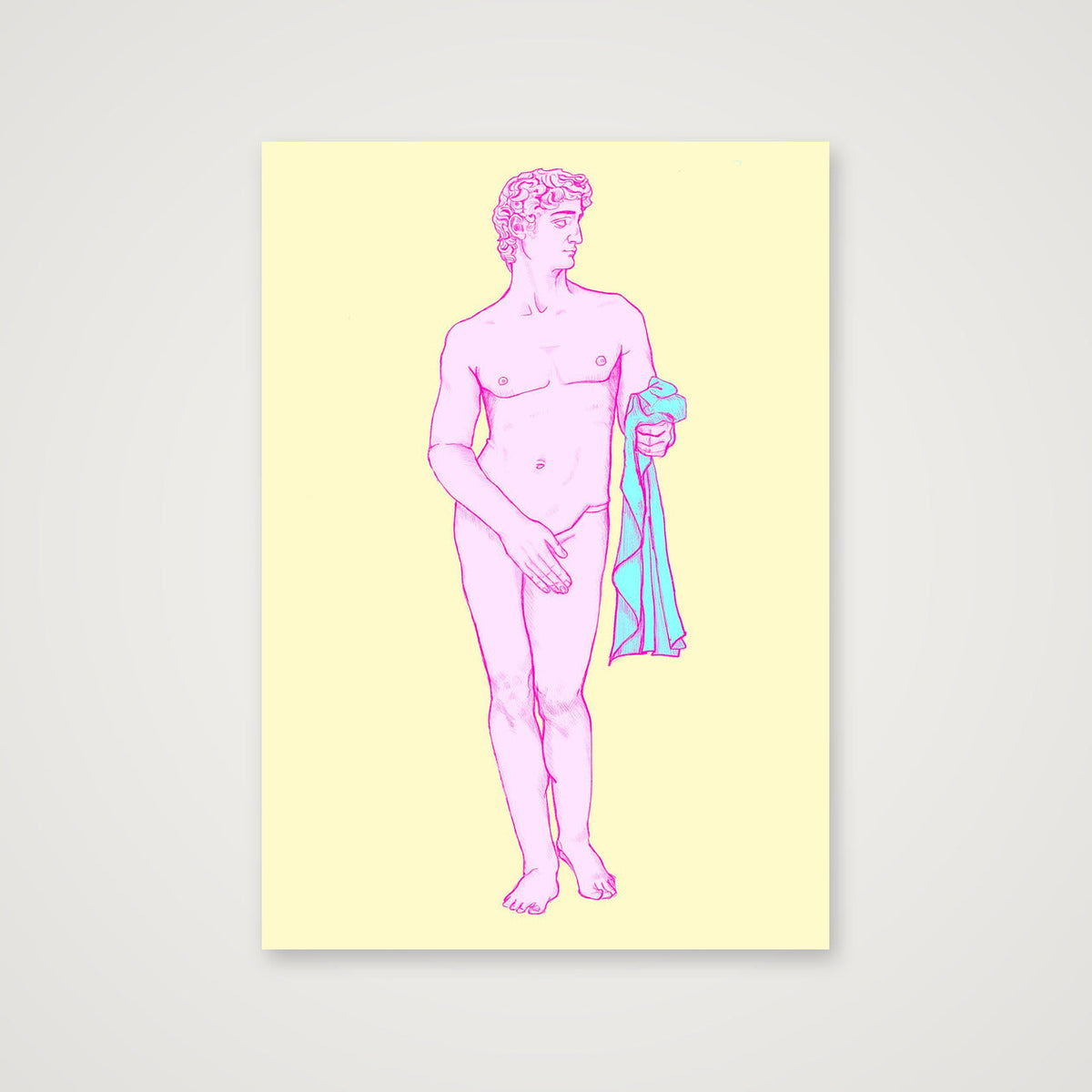David — 59×84cm, 23×33" Print only